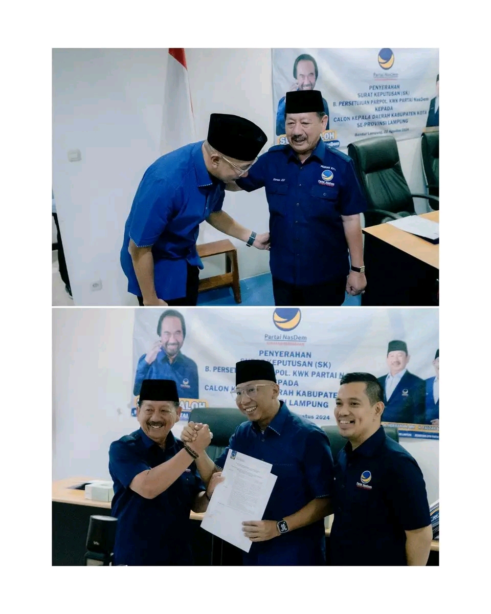 Partai Nasdem Lampung siap menangkan Kiay MIRZANI DJAUSAL