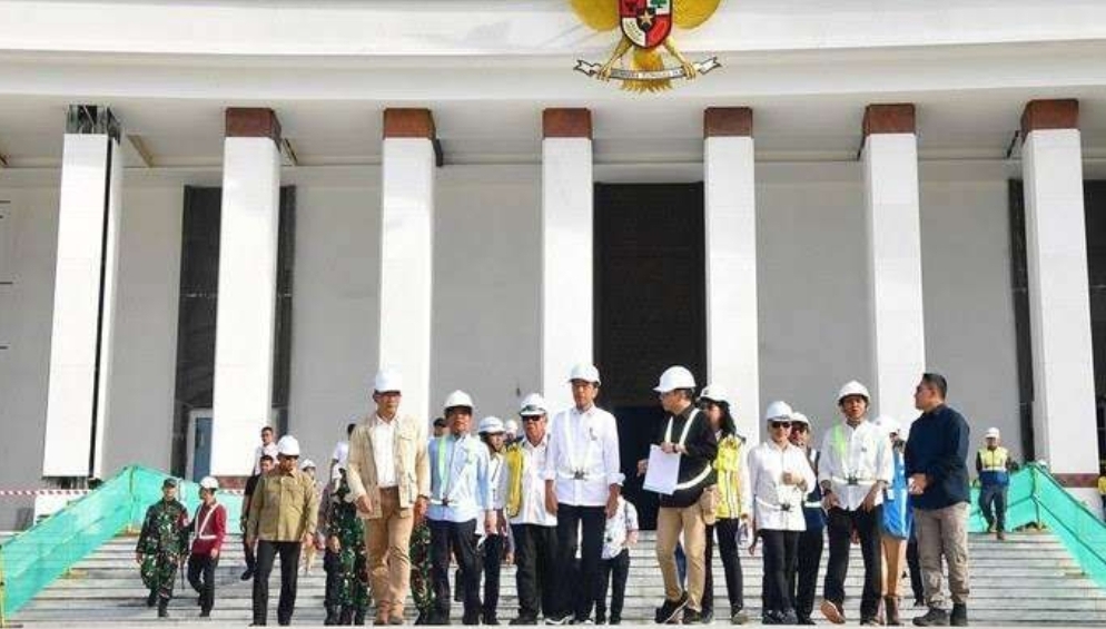 Pembangunan Dihentikan Sementera,Persiapan HUT RI di IKN.