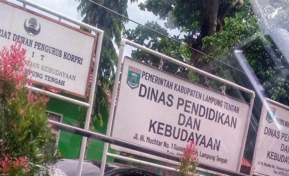 Anggaran Pengadaan dan Jasa Dinas Pendidikan Kabupaten Lampung Tengah Diduga Fiktif Tahun Anggaran 2023