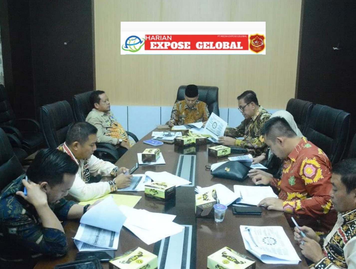 Kusuma Riyadi Memimpin Rapat Koordinasi Netralitas ASN di Pemkab Lampung Tengah Dalam Pelaksanaan Pilkada serentak 2024