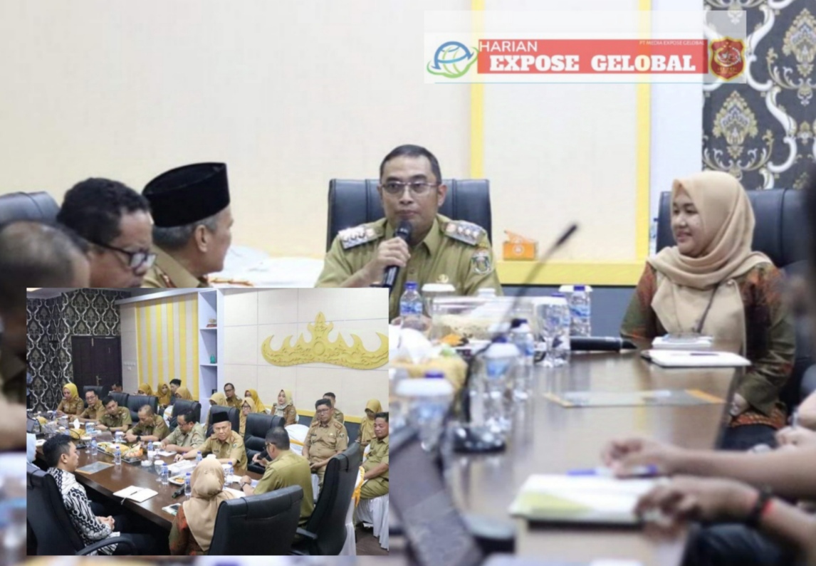 Pjs Bupati Lampung Tengah Bobby Irawan Menyambut Kehadiran Tim BPK RI