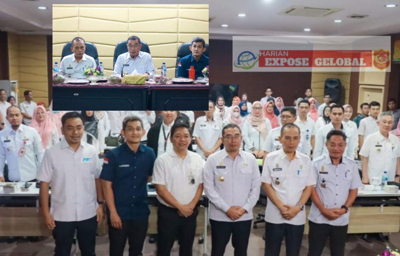 Bobby Irawan membuka acara Capacity Building Elektronifikasi Transaksi Pemerintah Daerah (ETPD) Lampung Tengah Ta.2024