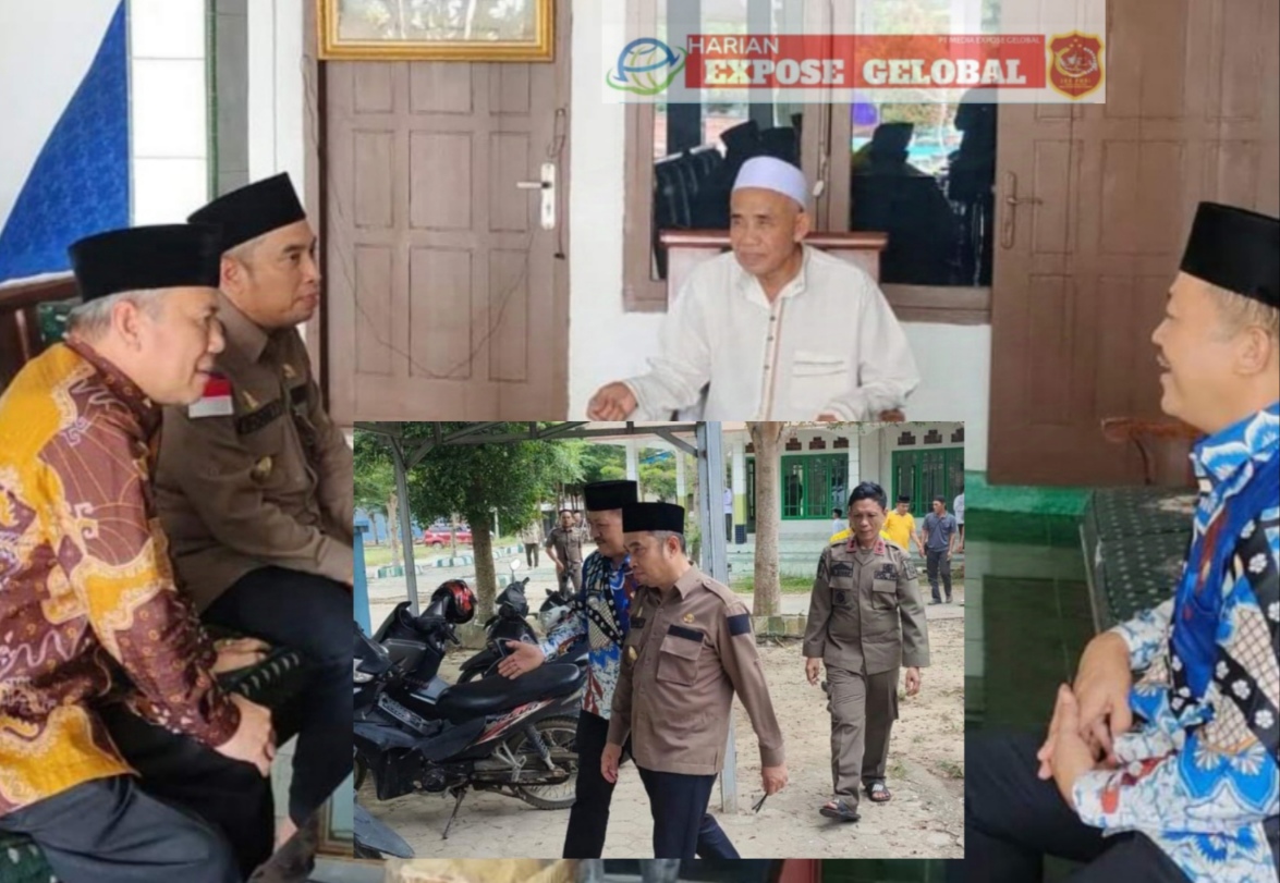 Bobby Irawan Sholat Jum’at Berjamaah di Pondok Pesantren Darussalam Gunung Sugih Sekaligus bersilaturahmi Kh.Mushin Abdillah