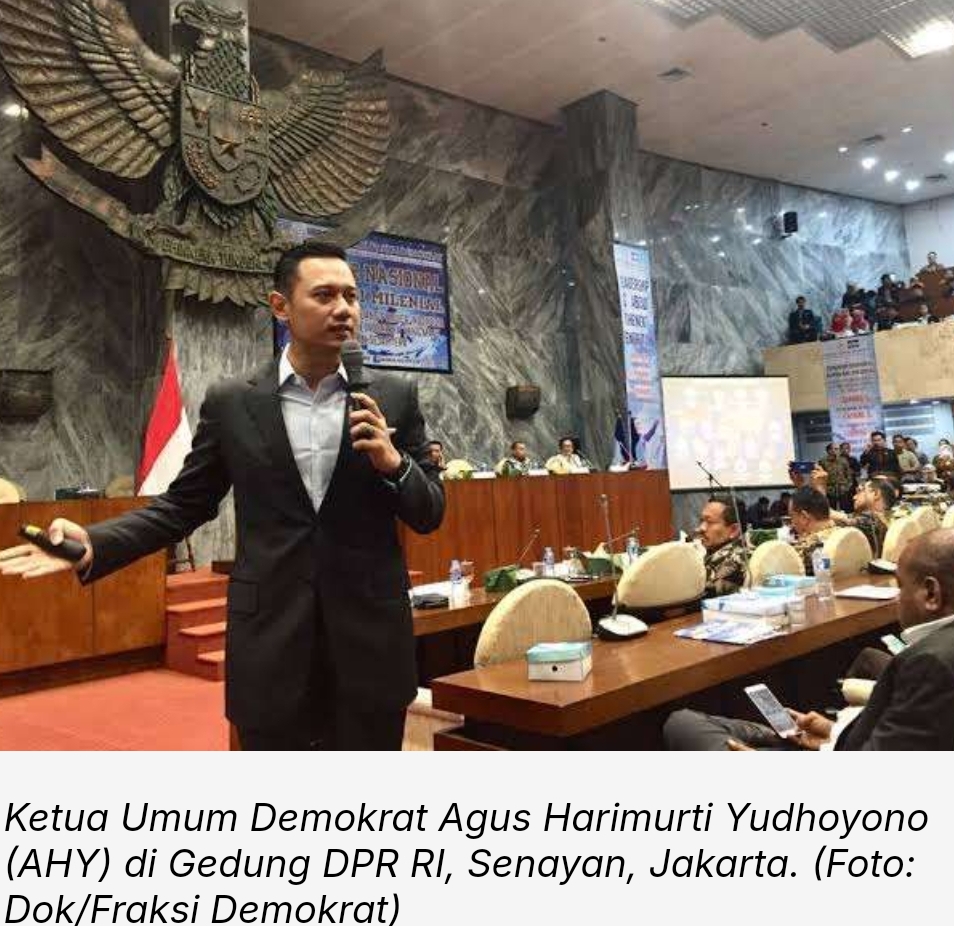 Ibas jadi Pimpinan MPR, AHY Sambangi DPR