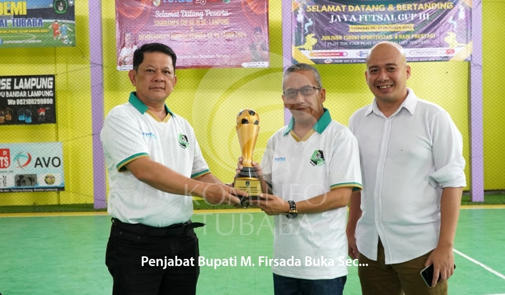 Penjabat Bupati M. Firsada Buka Secara Resmi Open Tournamen Futsal