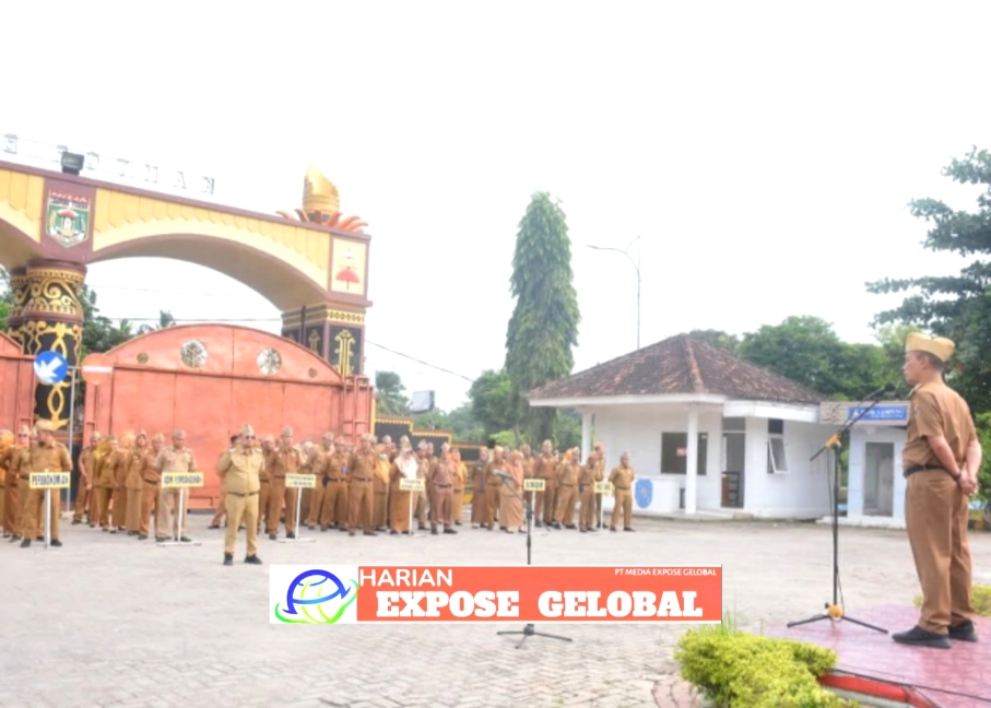 Rusmadi pimpin apel mingguan Pemkab Lampung Tengah