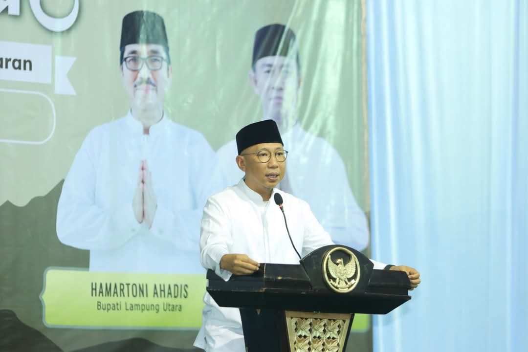BUPATI LAMPUNG UTARA TERIMA KUNJUNGAN GUBERNUR LAMPUNG DALAM SAFARI RAMADHAN
