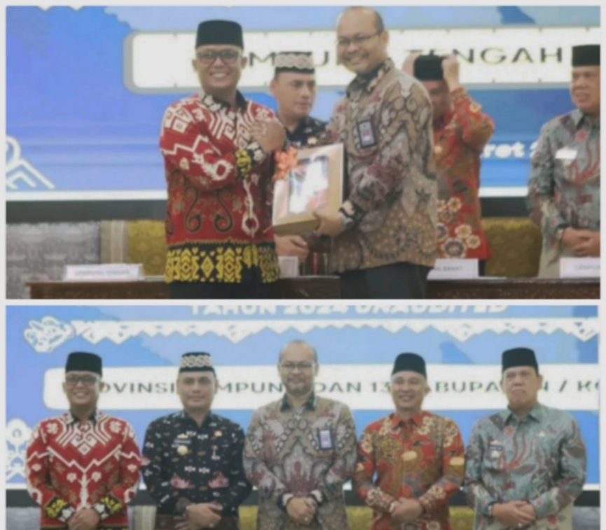 Ardito Wijaya Serahkan Laporan Keuangan Unaudited’ Pemerintahan Daerah Lampung Tengah Tahun 2024