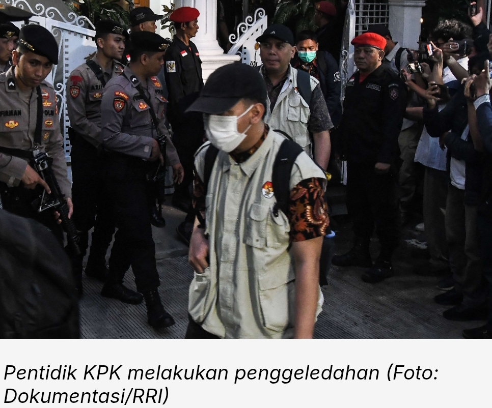 KPK Periksa Amankan Dokumen Usai Geledah Kantor Perkim Lamteng