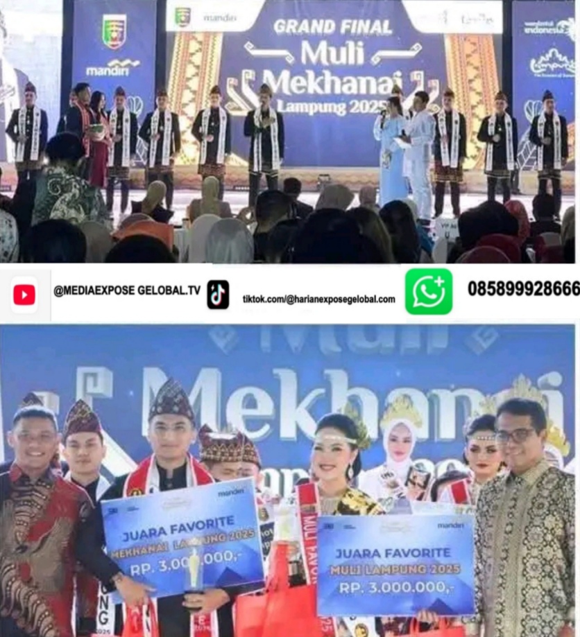 Grand Final Muli Mekhanai Lampung 2025 Digelar Megah, Ridho Irawan Harumkan Nama Lampung Utara