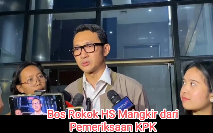 Bos Rokok HS Mangkir dari Pemeriksaan, KPK Minta Kooperatif